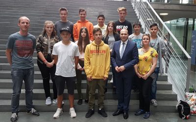 Abschlussschüler im Deutschen Bundestag – 9