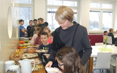 Projekt „Gesundes Frühstück“ der zweiten und siebten Klassen