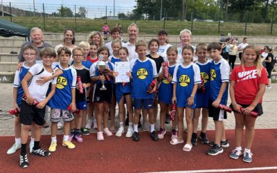 Hurra! Unsere Grundschüler gewannen beim Leichtathletik Kreisfinale