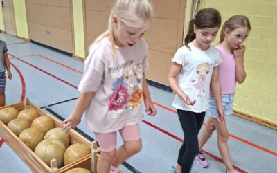 Sport macht Spaß! – Besuch der Vorschulkinder in der Schule